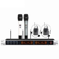 China Custom Four Channels Vhf Wireless Microphone Cordless And Speaker